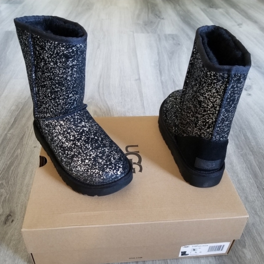 UGG Classic Short II Foil Glam Boot